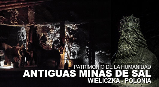 Antiguas minas de sal en Wieliczka Polonia