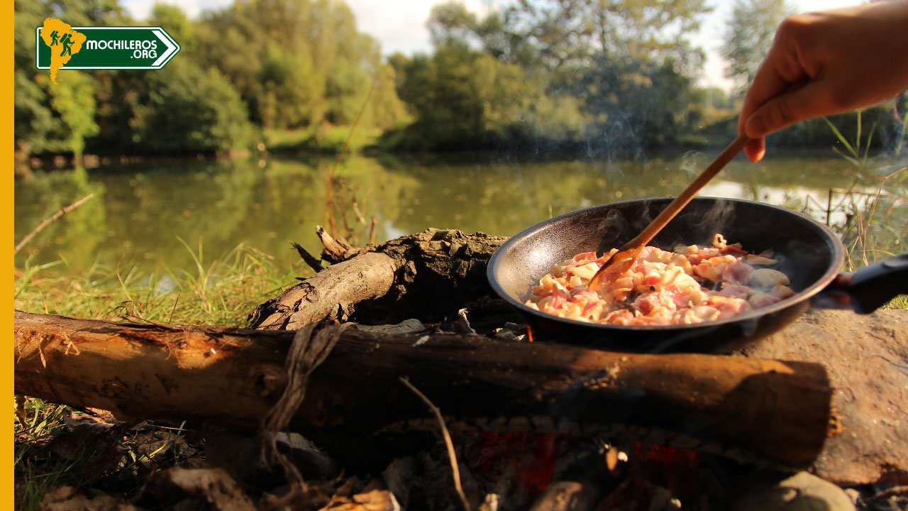 outdoor cooking carbonara bushcraft cocina outdoor