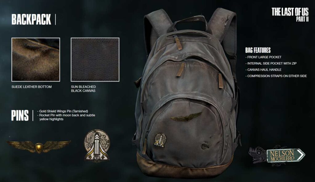 La mochila de Ellie - The Last of Us II - Nelson Mochilero 2