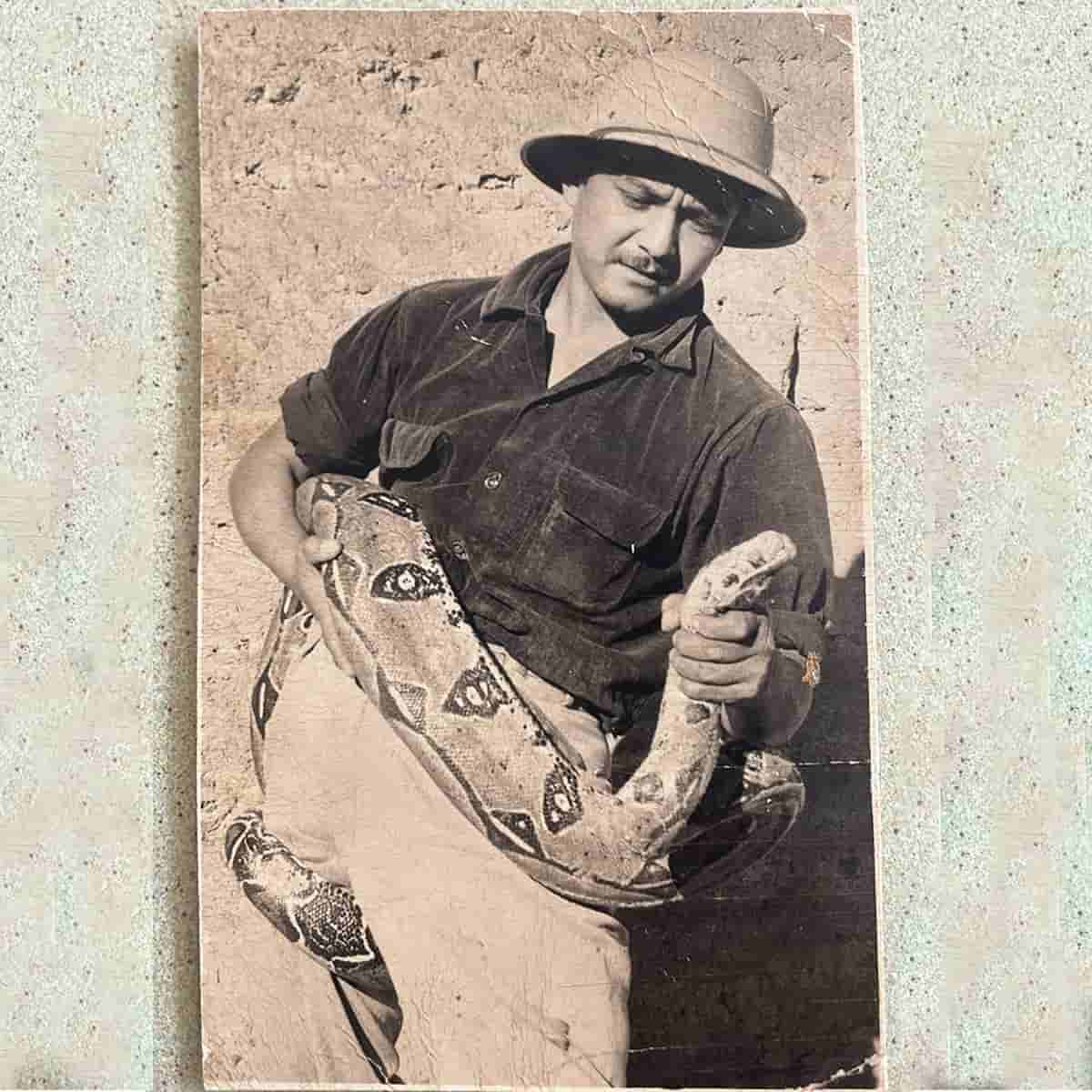 Hilario Medina, explorador peruano. 1956