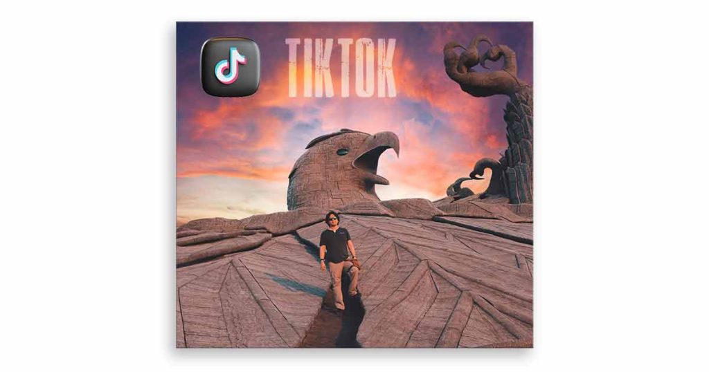 Nelson Mochilero en la redes sociales - Cuenta de Tiktok