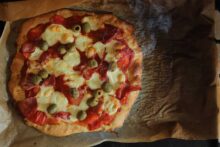 pizza mochilera - receta de pizza casera y artesanal